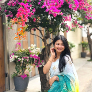 Green & Yellow Fancy Saree