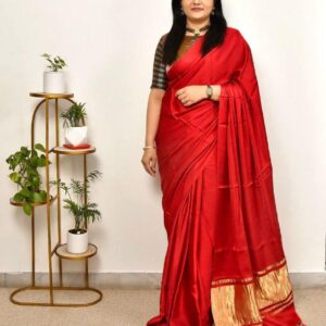 PURE MODAL SILK(CRUSHED PALLU)