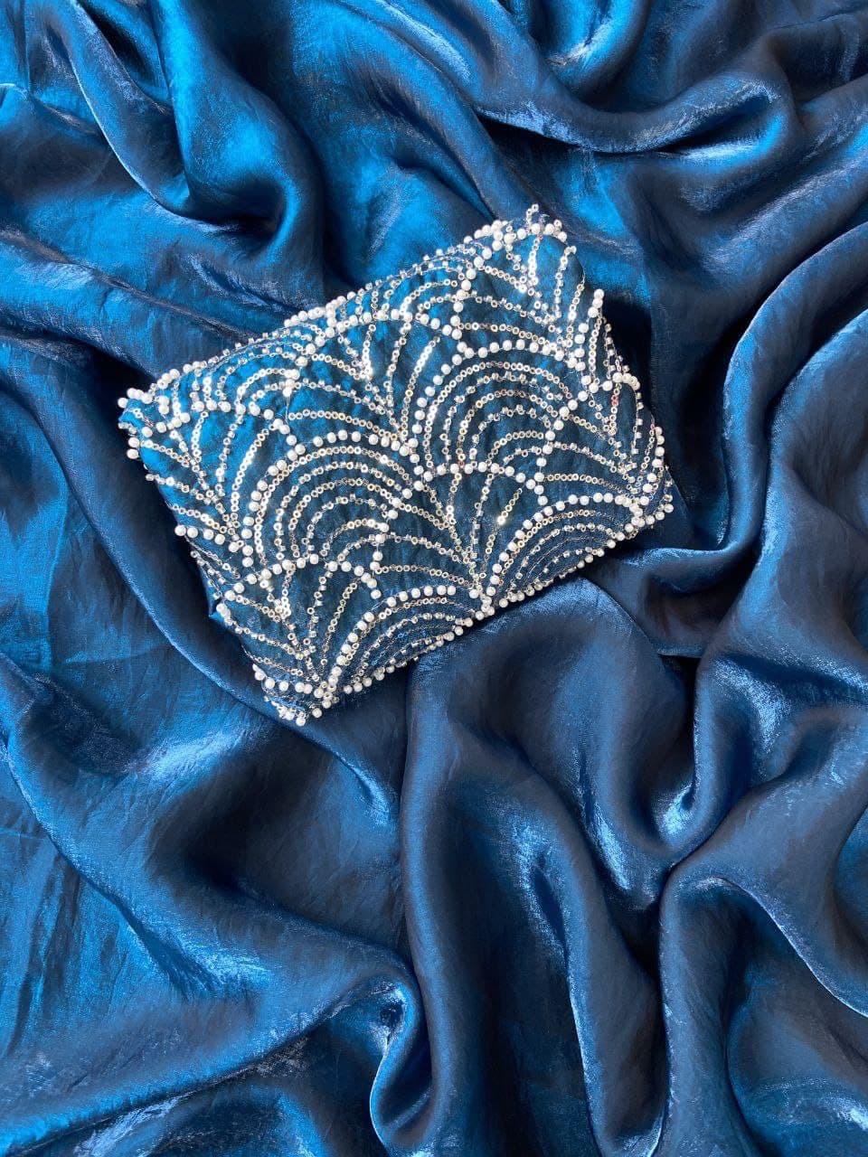 PURE SATIN SAREE - Image 15