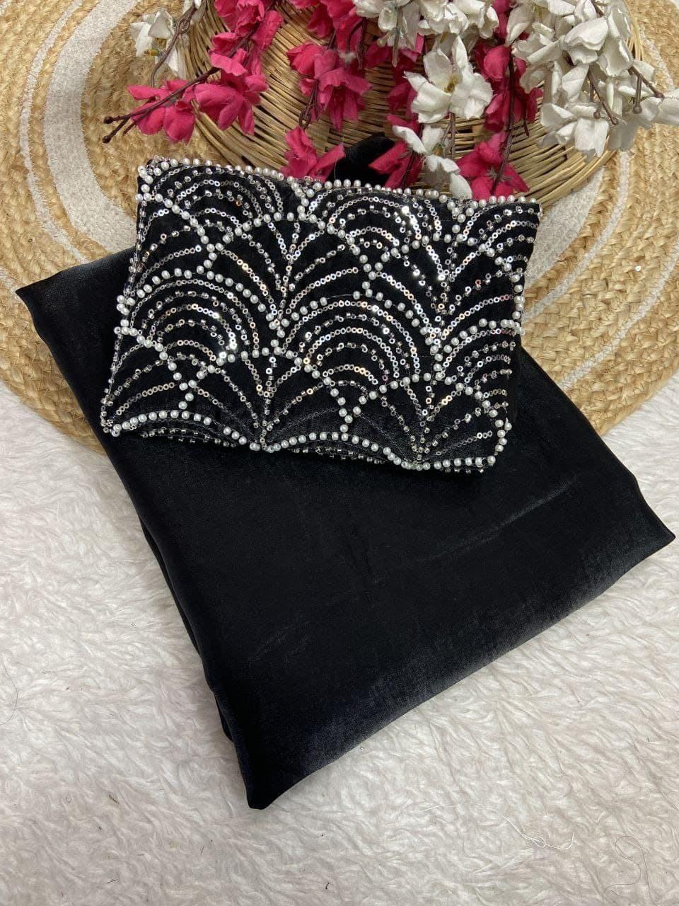 PURE SATIN SAREE - Image 16