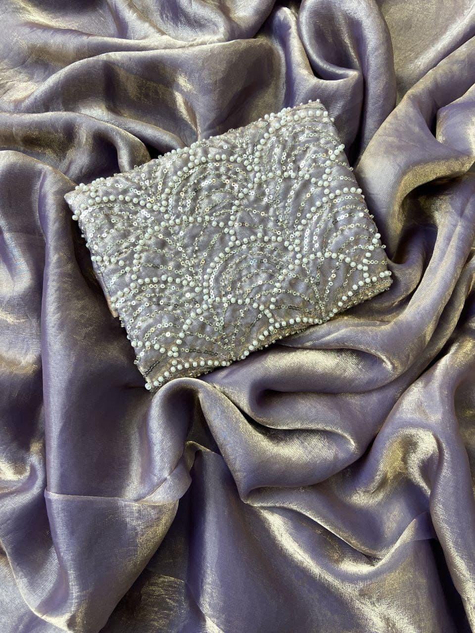 PURE SATIN SAREE - Image 13